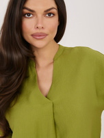 Oliwkowa letnia bluzka od kompletu SUBLEVEL 