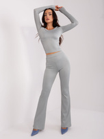 Hurt Szary dwuczęściowy komplet casualowy