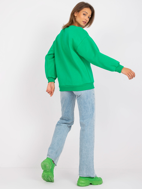 Zielona bluza dresowa z bawełny Elise