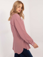 Hurt Brudnoróżowa rozpinana koszula z muślinu SUBLEVEL