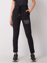 Czarne spodnie dresowe Jennifer