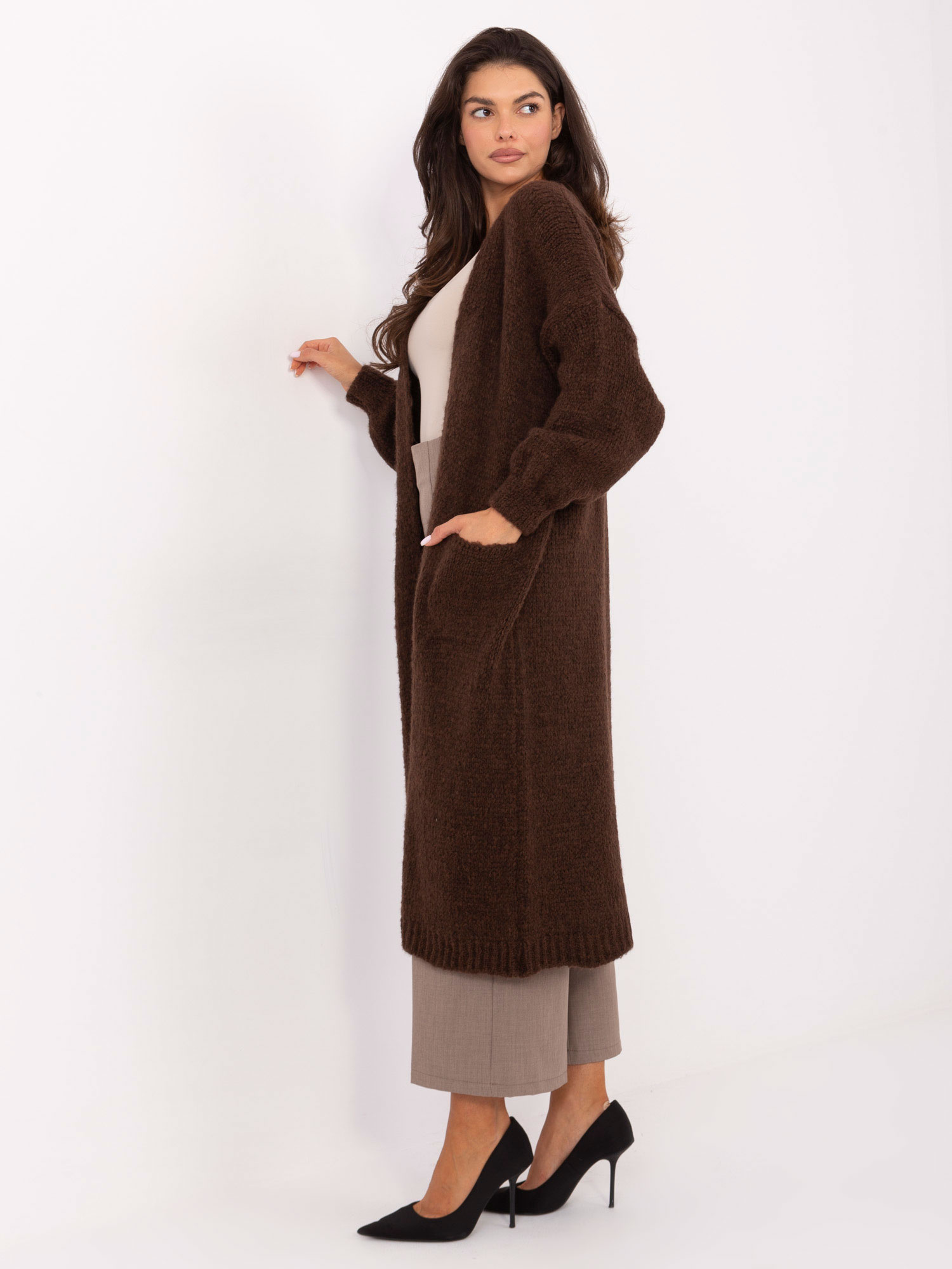 Sweter bordowy