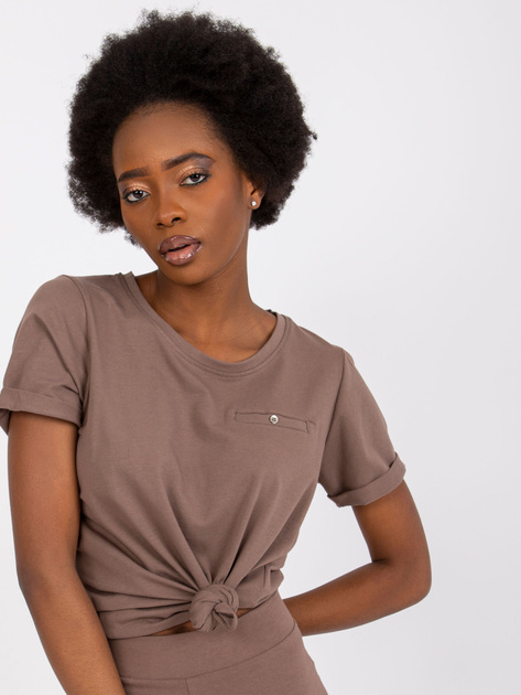 Kawowy t-shirt Transformative