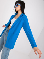 Dark blue women's sports-style blazer RUE PARIS.