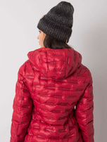 Schwarz-graue Beanie-Mütze Ombre.