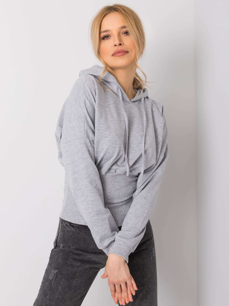 Szara melanżowa bluza Leilani RUE PARIS