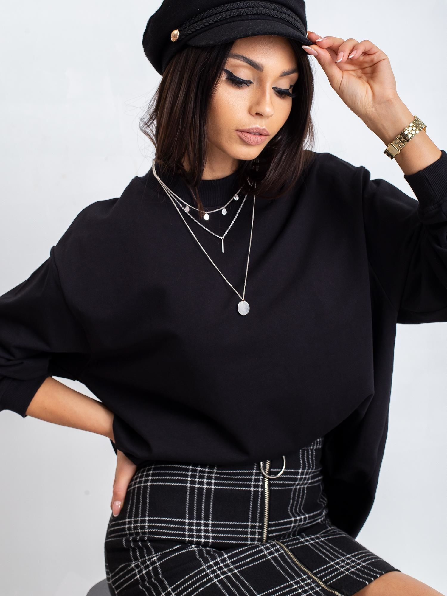 Czarna bluza Twist