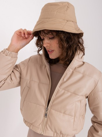 Wholesale Camel Quilted Bucket Hat
