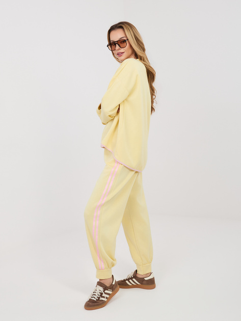 Jasnożółta asymetryczna bluza oversize RUE PARIS