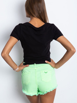 Jasnozielone szorty Margaritas