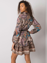 Czarna sukienka z nadrukiem Milah