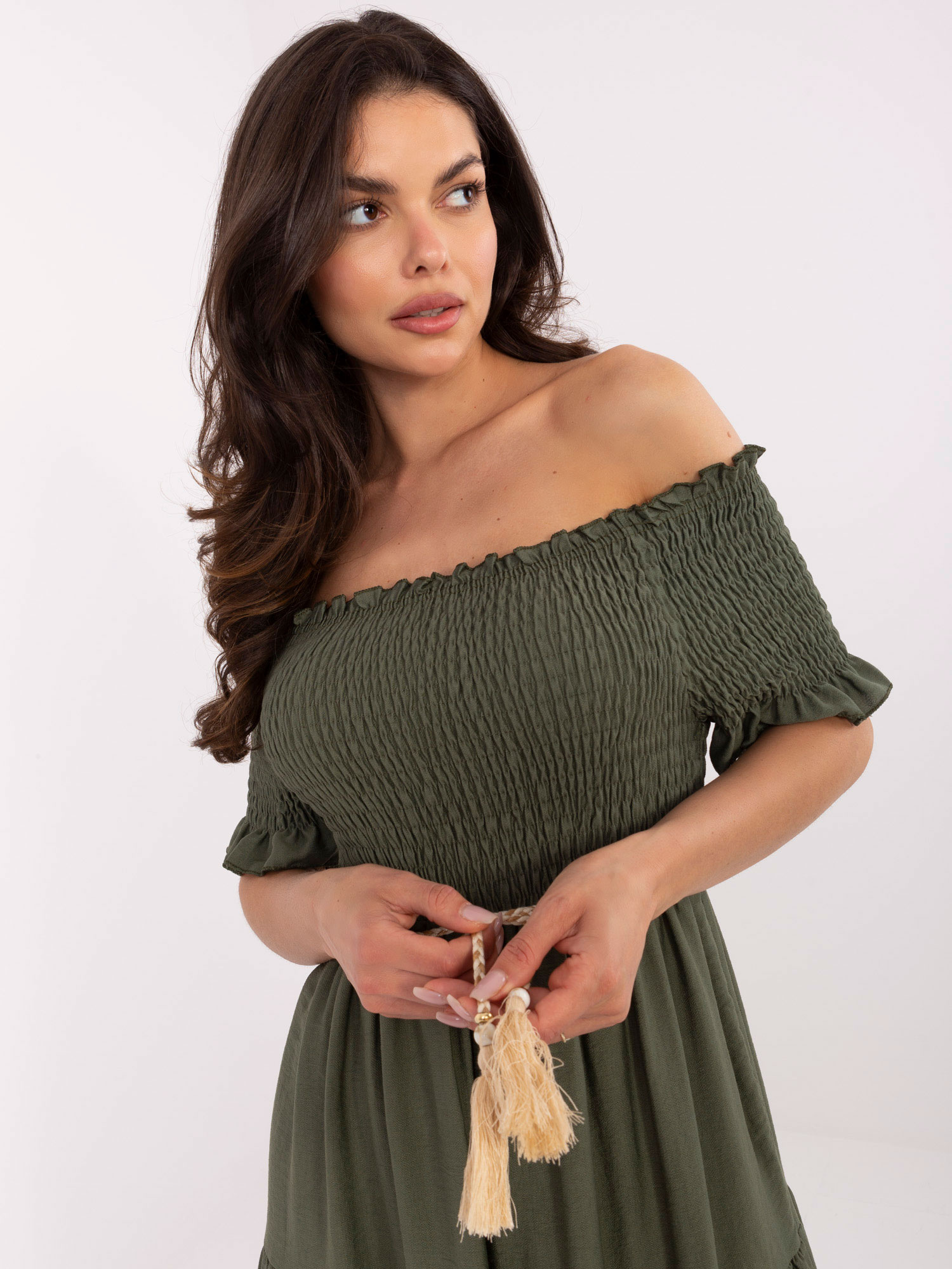 Sukienka khaki