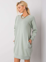 Pistacjowa sukienka Cristine