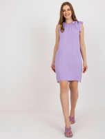 Hurt Jasnofioletowa sukienka bez rękawów OCH BELLA