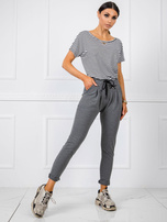Ciemnoszare spodnie Jess