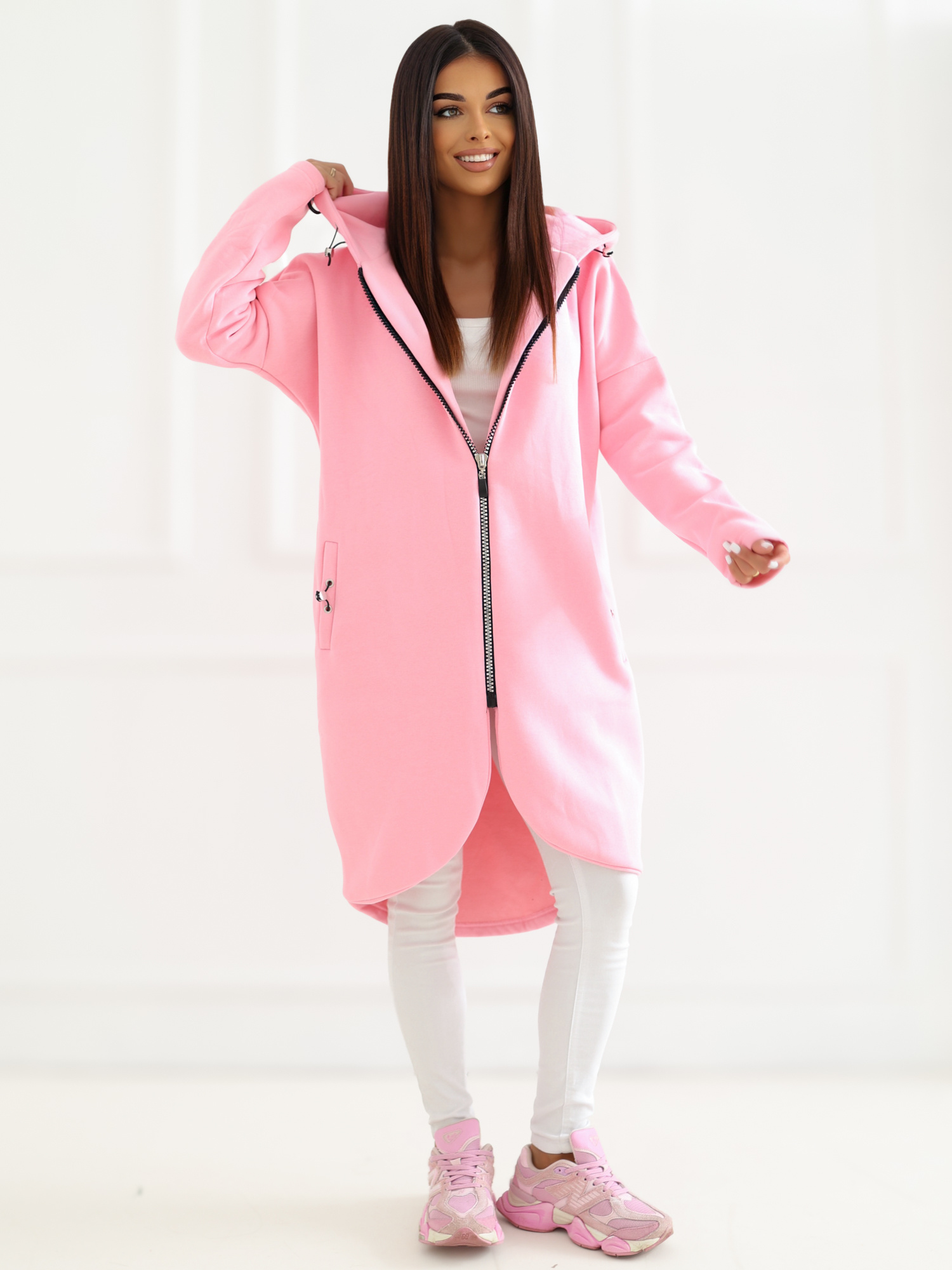 Jasnoróżowa bluza Tina RUE PARIS