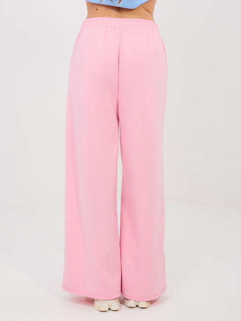 Różowo-niebieski dresowy komplet z miękkiego materiału RUE PARIS