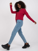 Bordowa bluzka Carla