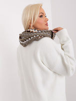 Hurtownia Khaki ażurowy komin we wzory