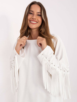 Biała damska bluza z ćwiekami