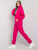 Fuksjowy dwuczęściowy komplet bawełniany Alicia