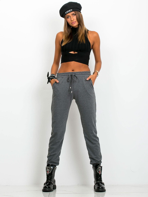 Ciemnoszare spodnie Faster