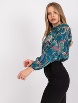Morska bluzka z printami Mia 