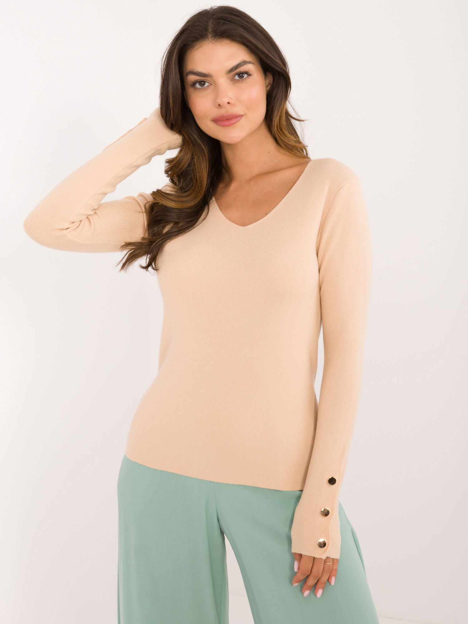 Sweter beżowy