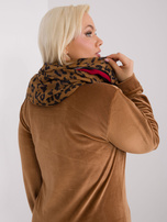 Hurtownia Ciemnoniebieski damski komin z wiskozy