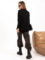 Schwarzes Kleid mit Tasche Hanely RUE PARIS.