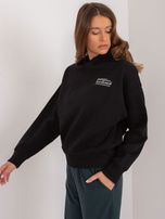 Hurt Czarna bawełniana bluza z kapturem SUBLEVEL