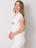 Ecru t-shirt Hortense