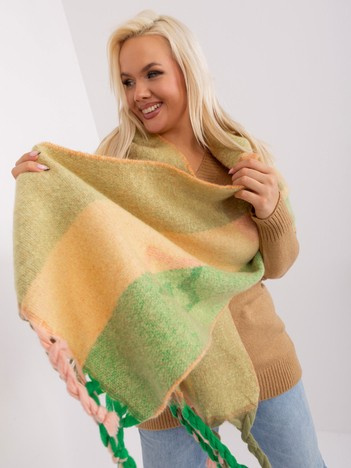 Hurt Light Orange Wide Women's Scarf