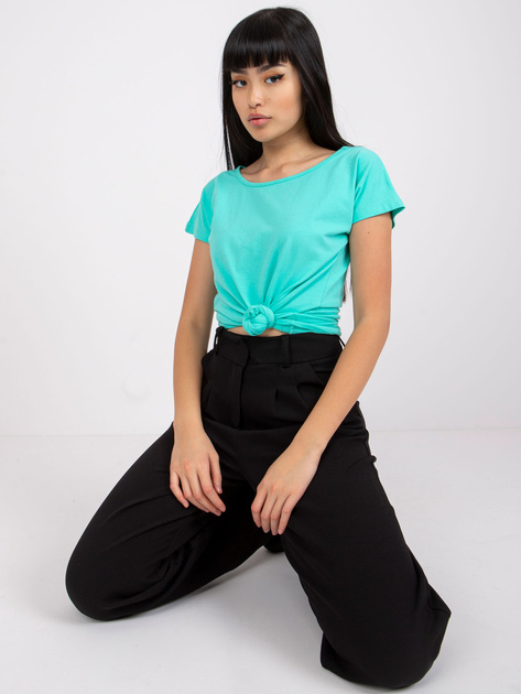 Turkusowy t-shirt Circle