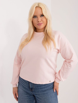 Jasnoróżowa bluza plus size Florentia