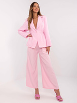 Hurt Jasnoróżowa marynarka ze ściągaczem w talii