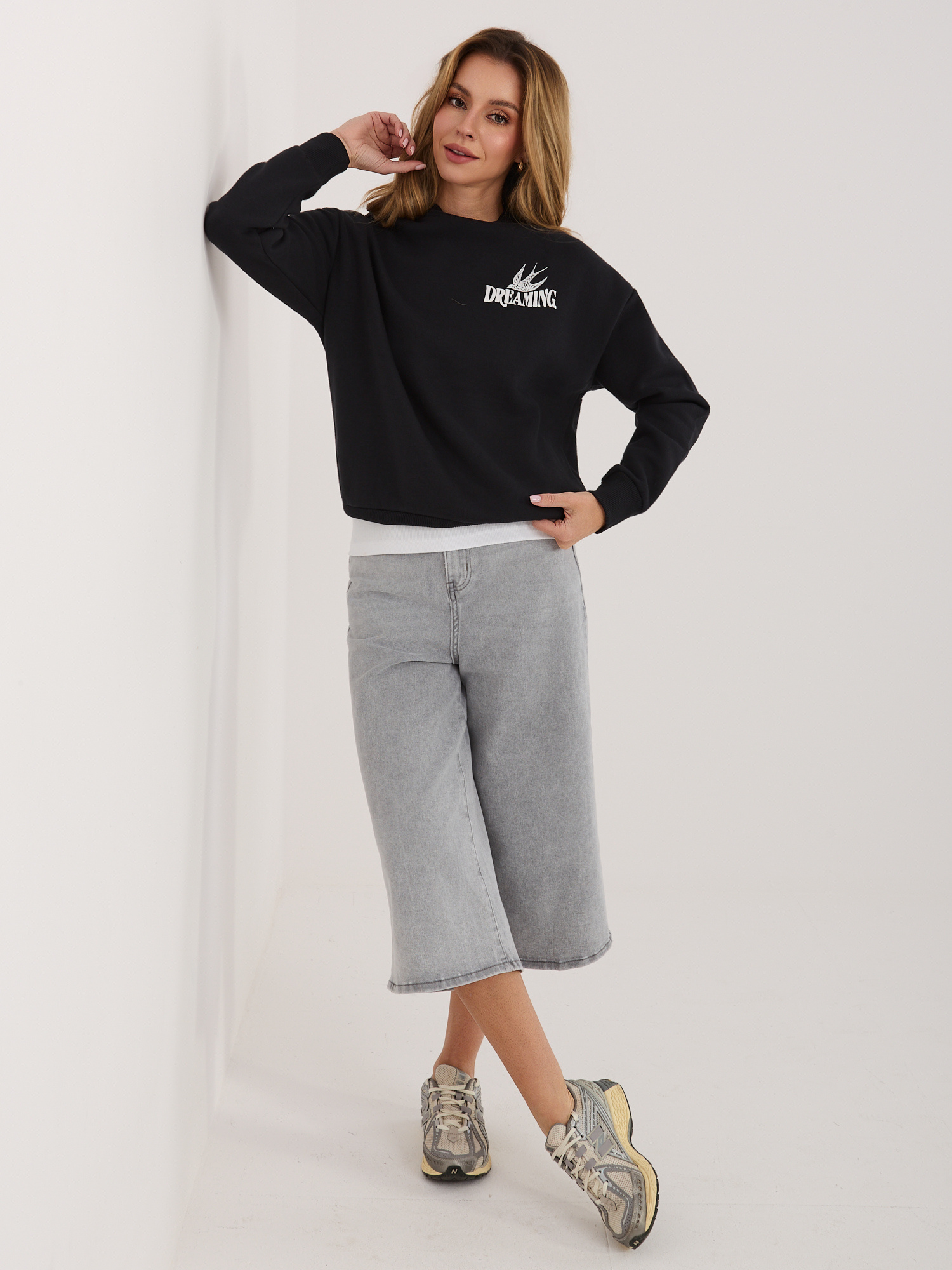 Bluza grafitowy