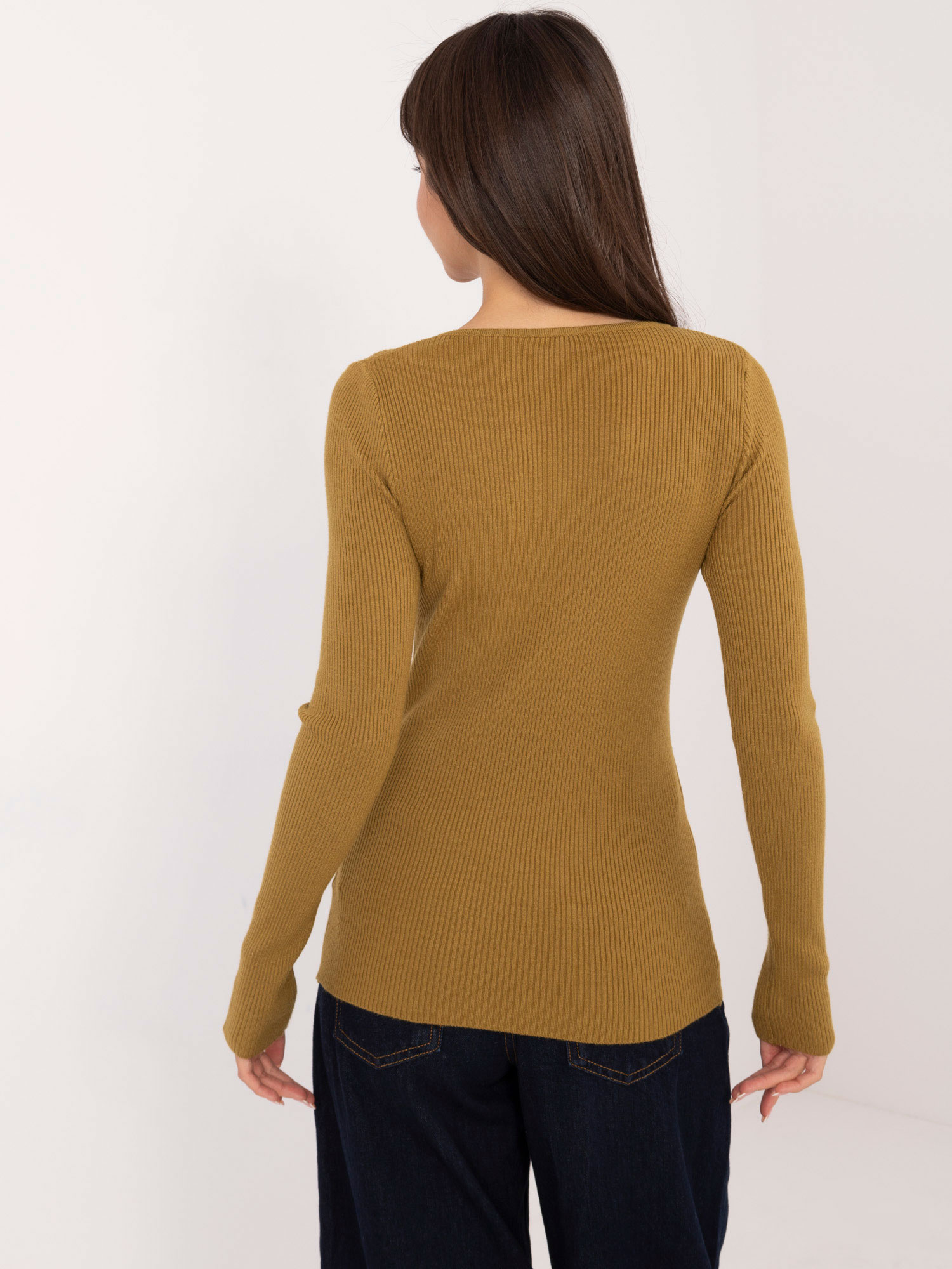 Sweter oliwkowy