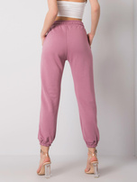 Brudnoróżowe spodnie Agueda RUE PARIS