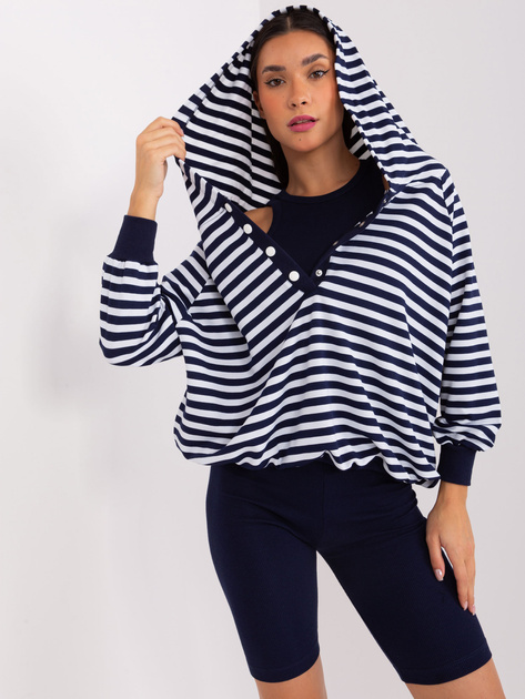 Hurt Granatowo-biały trzyczęściowy komplet casualowy