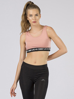 TOMMY LIFE Schmutzigrosa Sporttop