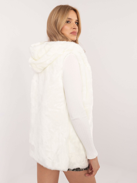 Hurt Ecru futrzana kamizelka z podszewką Fluffy