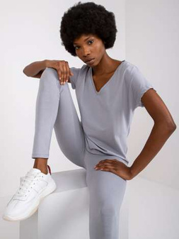 Grey Arlette Women's Casual T-Shirt S