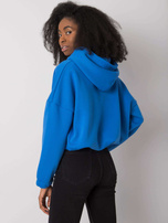 Dark blue sweatshirt with embroidery Michelle RUE PARIS.