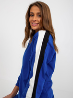 Hurt Ciemnoniebieski dresowy komplet basic z lampasami 