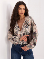 Czarna damska kurtka typu balloon 