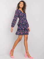 Granatowa sukienka na co dzień Elois RUE PARIS