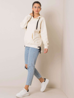 Ecru bluza Cassie NIE ZNASZ MNIE