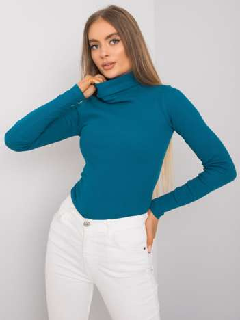 Gestreifte marineblaue Bluse mit Rollkragen Elisee RUE PARIS.