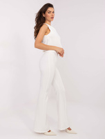 Ecru dwuczęściowy komplet elegancki 